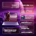 Lenovo Yoga Slim 7 Intel Core Ultra 7 155H 14"(35.5cm) WUXGA-OLED 400Nits Laptop (32GB RAM/1TB SSD/AI PC/2Wx4 Speakers/Windows 11/Office Home 2024/1Yr ADP Free/Grey/1.39Kg), 83CV00D3IN gallery image