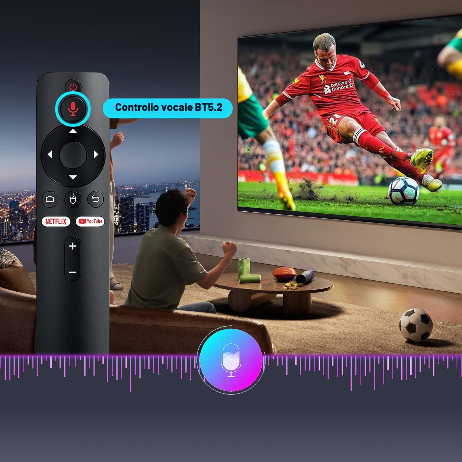 BOXPUT Q5 PLUS Android TV Box, Android 11.0 Box, BT 5.2, 2.4G/5G Dual-Band WiFi, 4K HD, Chipset Amlogic S905W2 Quad-Core Processeur 2GB RAM+16GB ROM, 10/100M LAN Enternet - Nero
