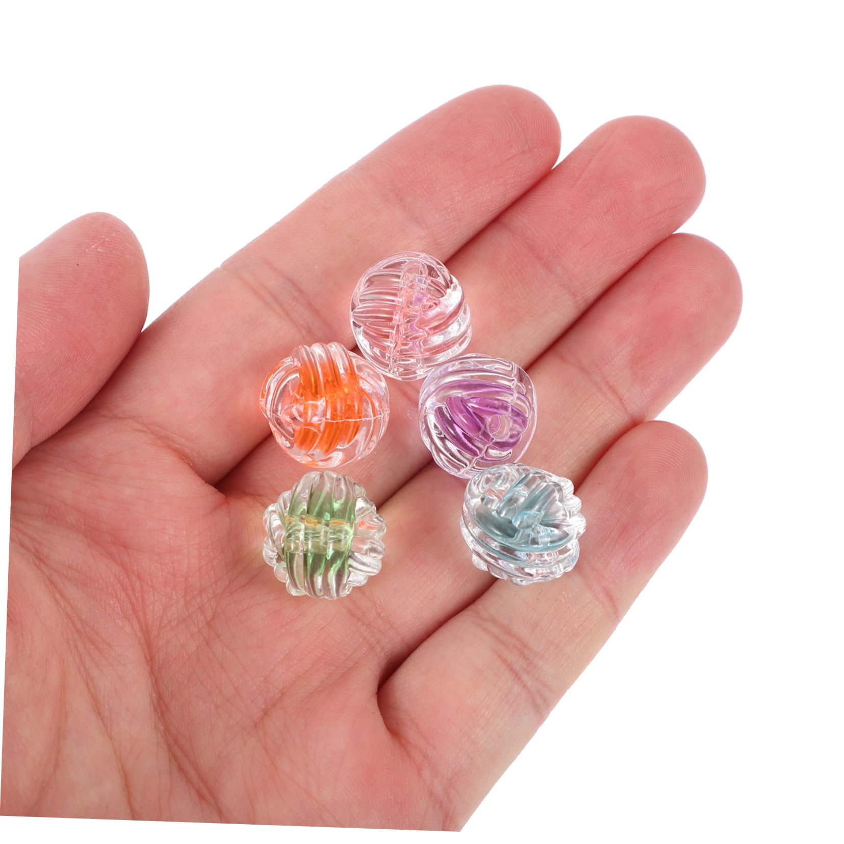 Acryl Schmuckperlen 1 Packung für Schmuckherstellung, Runde Form