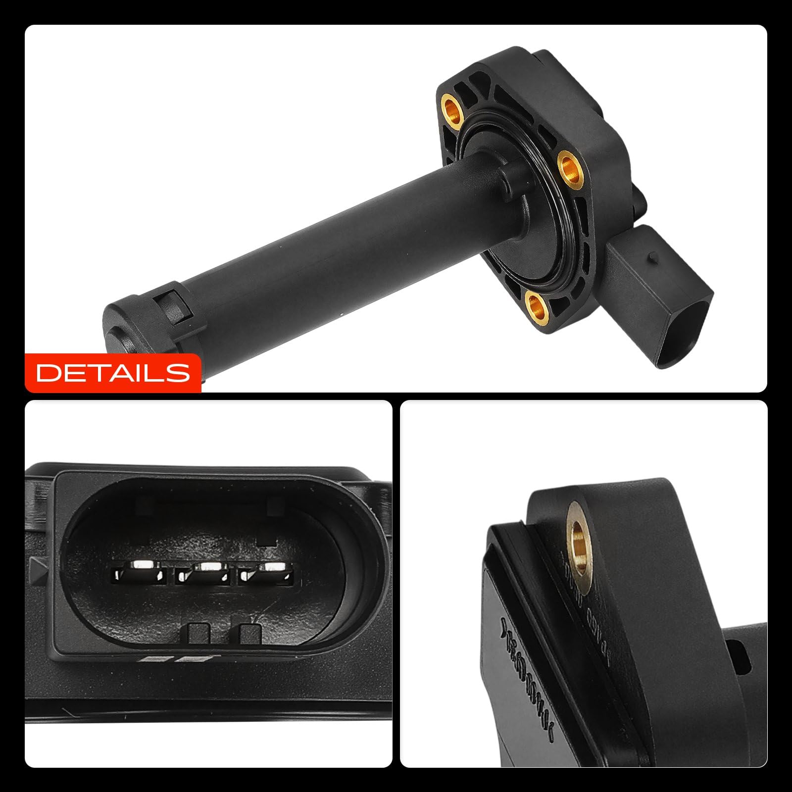 A-Premium Sensor de nivel de aceite del motor compatible con BMW 323i 325i 325xi 328i xDrive 328xi 330i 330xi 335i 335xi 525i 528i 530i 535i 545i 550i X3