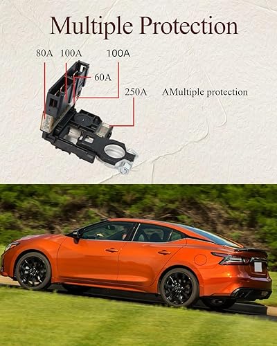 Miniatura 3 de 924079 924-079 Fusible Fusible Fuselink Fusible, Paquete combinado de Fusible de Batería con Terminal Positivo de Batería y Tuercas Ajuste para