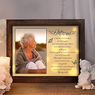 Sympathy Gifts for Loss of Mom,Memorial LED Shadow Box,Memorial Gifts for Loss of Mom,Condolences