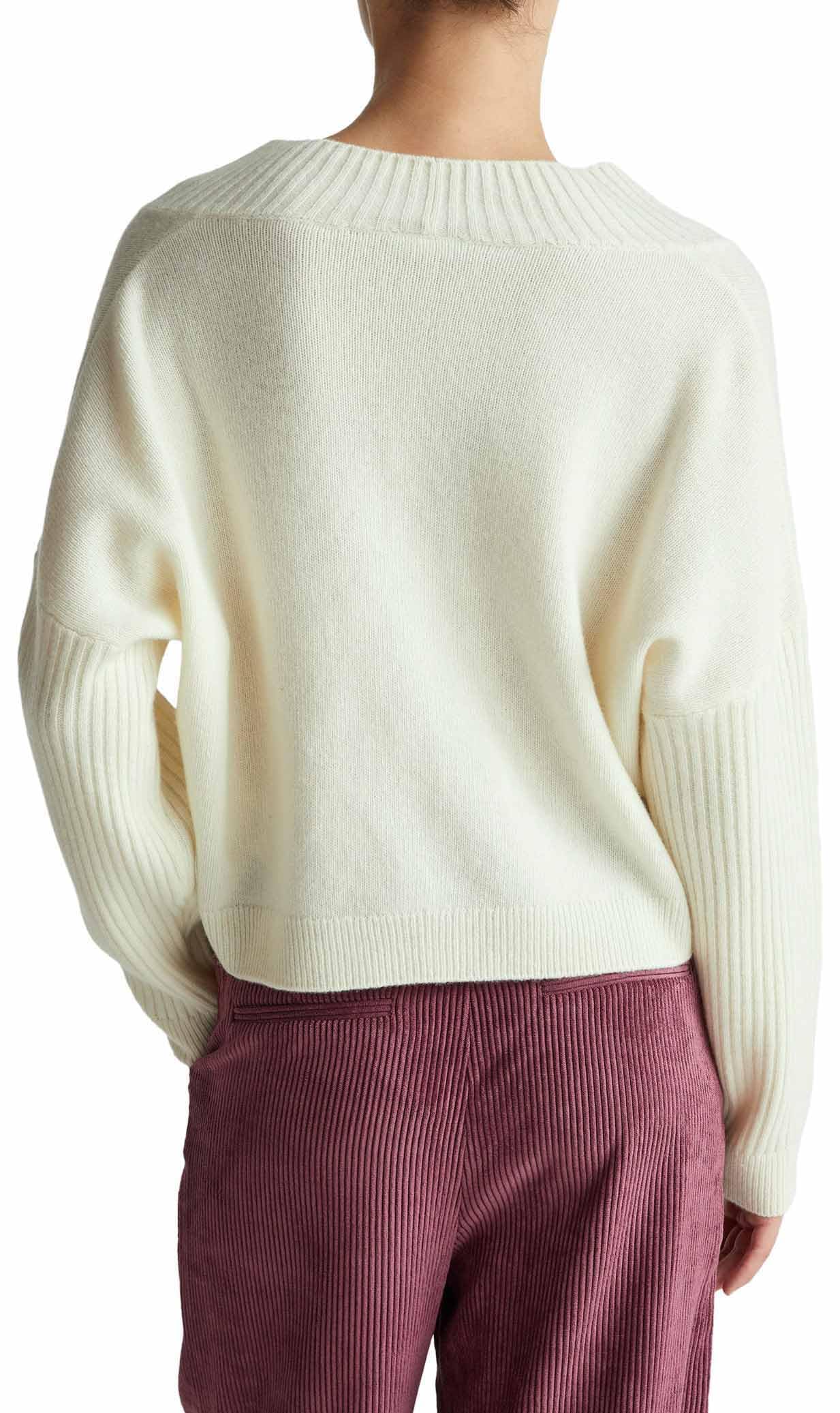 United Colors of Benetton Maglia Scollo V M/L 1444d403h Pull Femme (Lot de 1)