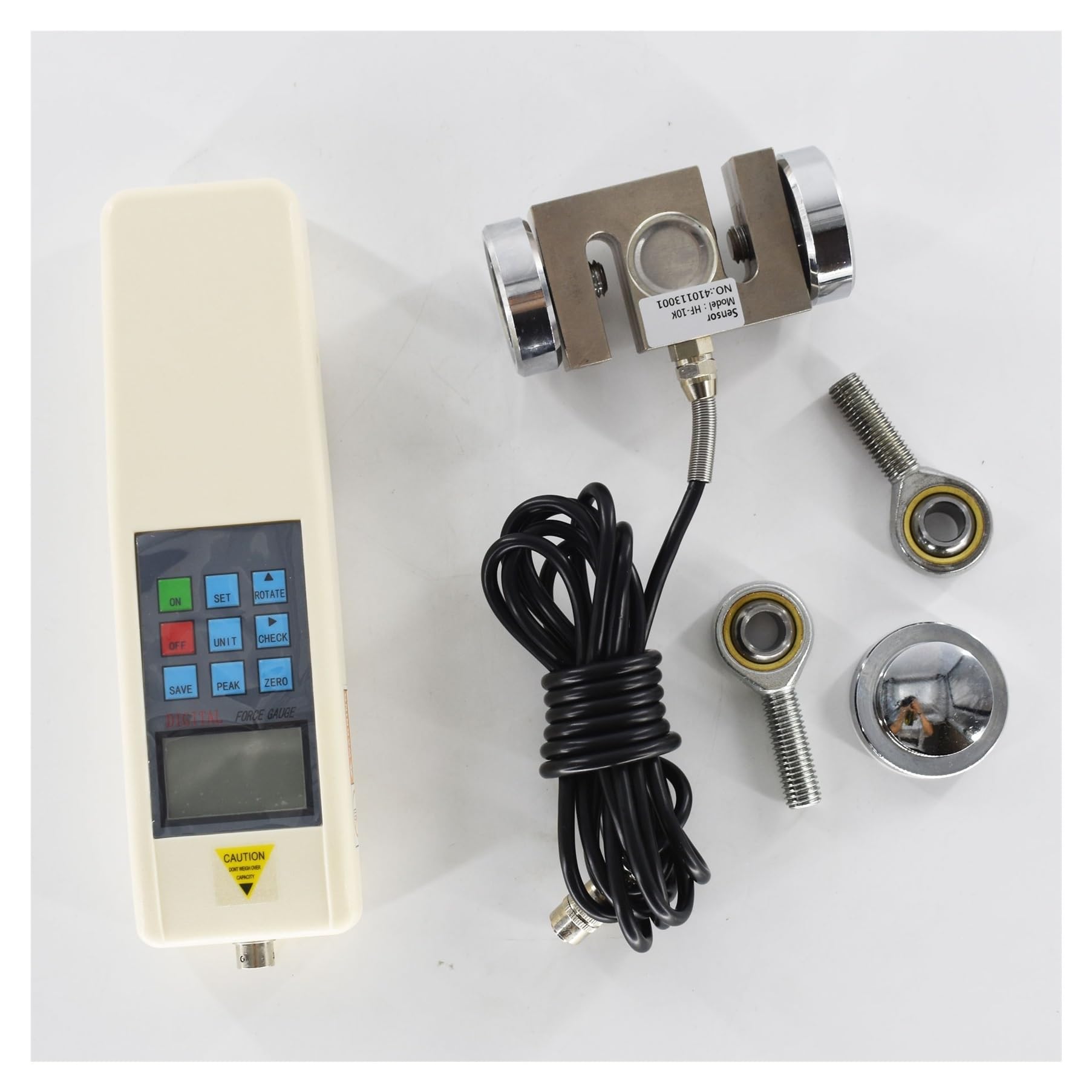 Digitales Kraftmessgerät Digitales Push-Pull-Kraftmessrät HF-50K Dynamometer Kraftmessrät Werkzeu und Ausrüstung