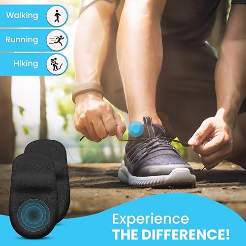 Miniatura 4 de Kairiow Cojines de talón para aliviar el dolor de talón (paquete de 42 pares)  Inserto de cojín para espolones de talón y absorción de golpes,