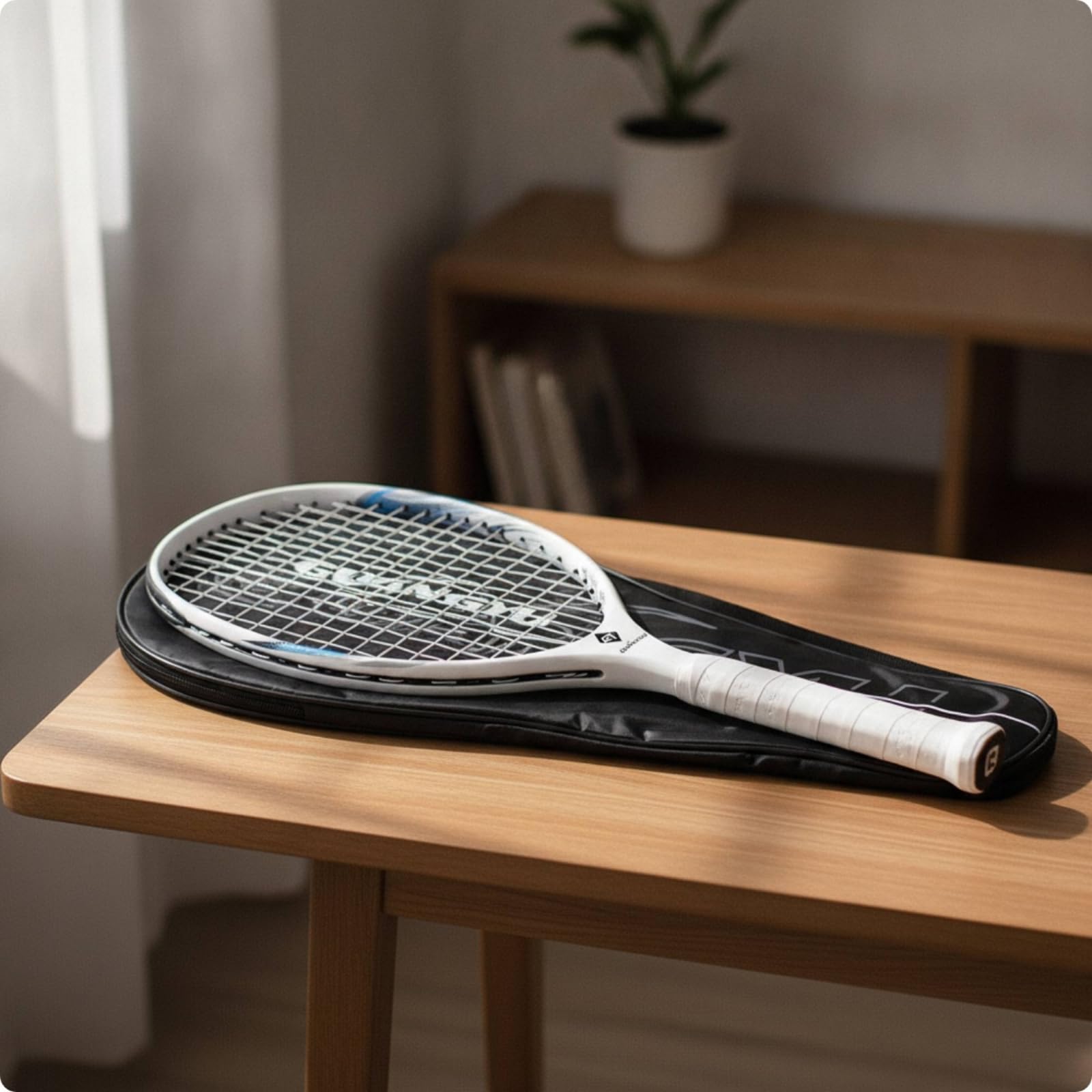 Racchetta con Custodia Leggera Racchetta da Tennis Leggero Attrezzatura per Adulti, Partite Amatoriali