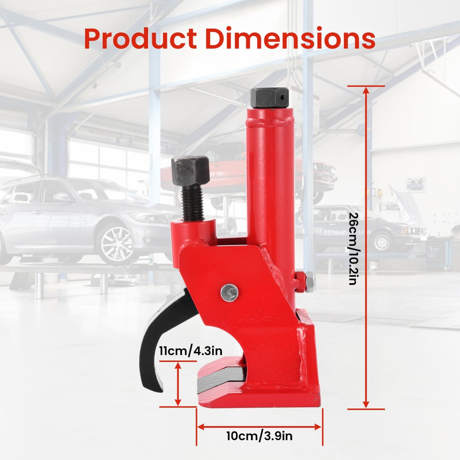 Strumento manuale per smontagomme per pneumatici, strumento portatile per ruote da 97-107 cm, strumento di riparazione pneumatici resistente con sistema di leva, per auto, camion, trattore, ATV, SUV