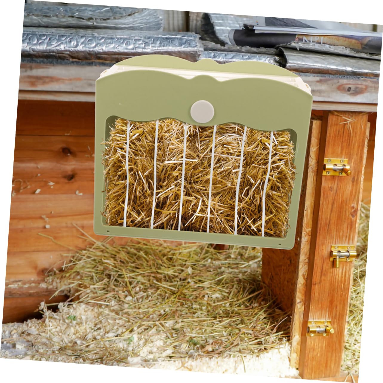 Toyvian 2pezzi Feeder Per Conigli Contenitore Appeso Per Fieno e Cibo Rete e Copertura Soluzione Pratica Per Piccoli Animali Come Conigli Porcellini e Criceti