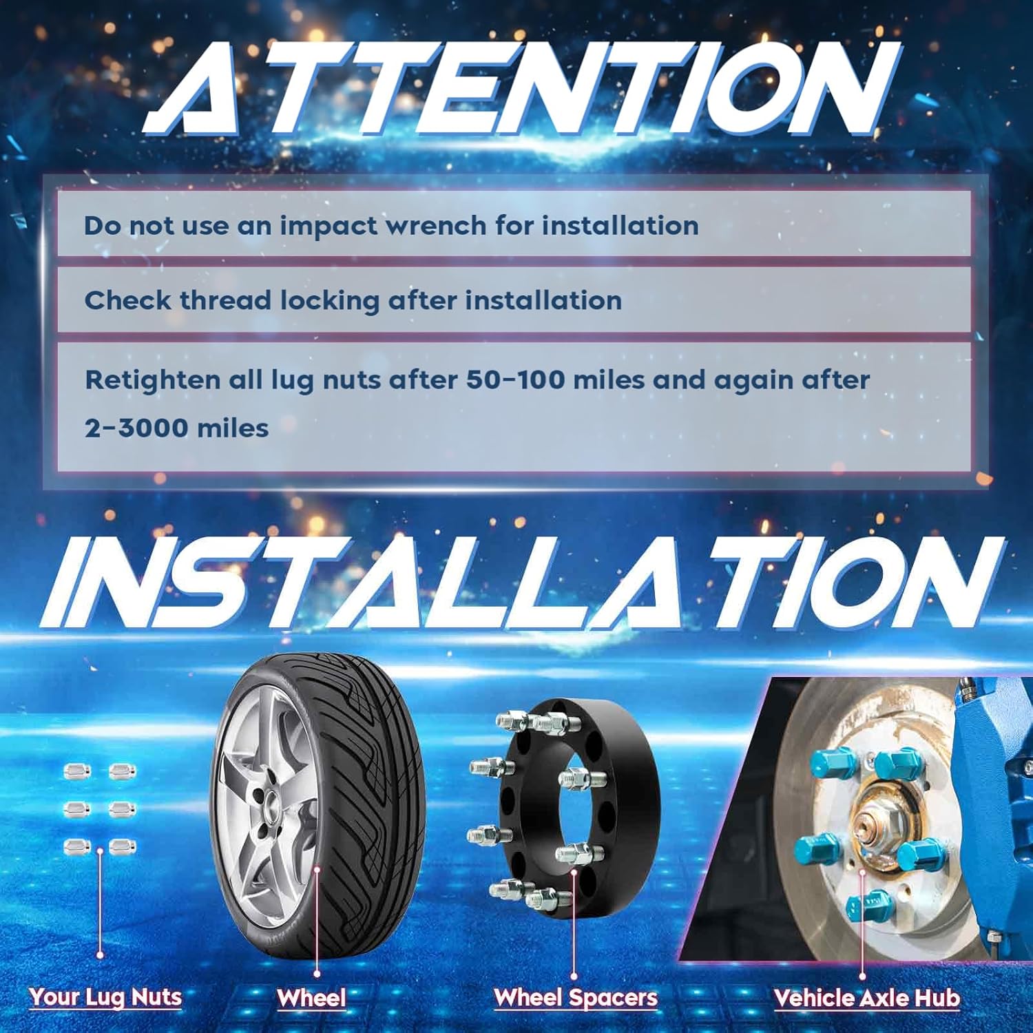 8x180 2in Wheel Spacers, Forged 8 Lugs Wheel Adapters, Fit for Chevrolet Silverado 2500 2011-2018, for Silverado/Sierra 2500 3500 HD 2011-2022, 130mm Bore with M14x1.5 Studs -2pcs