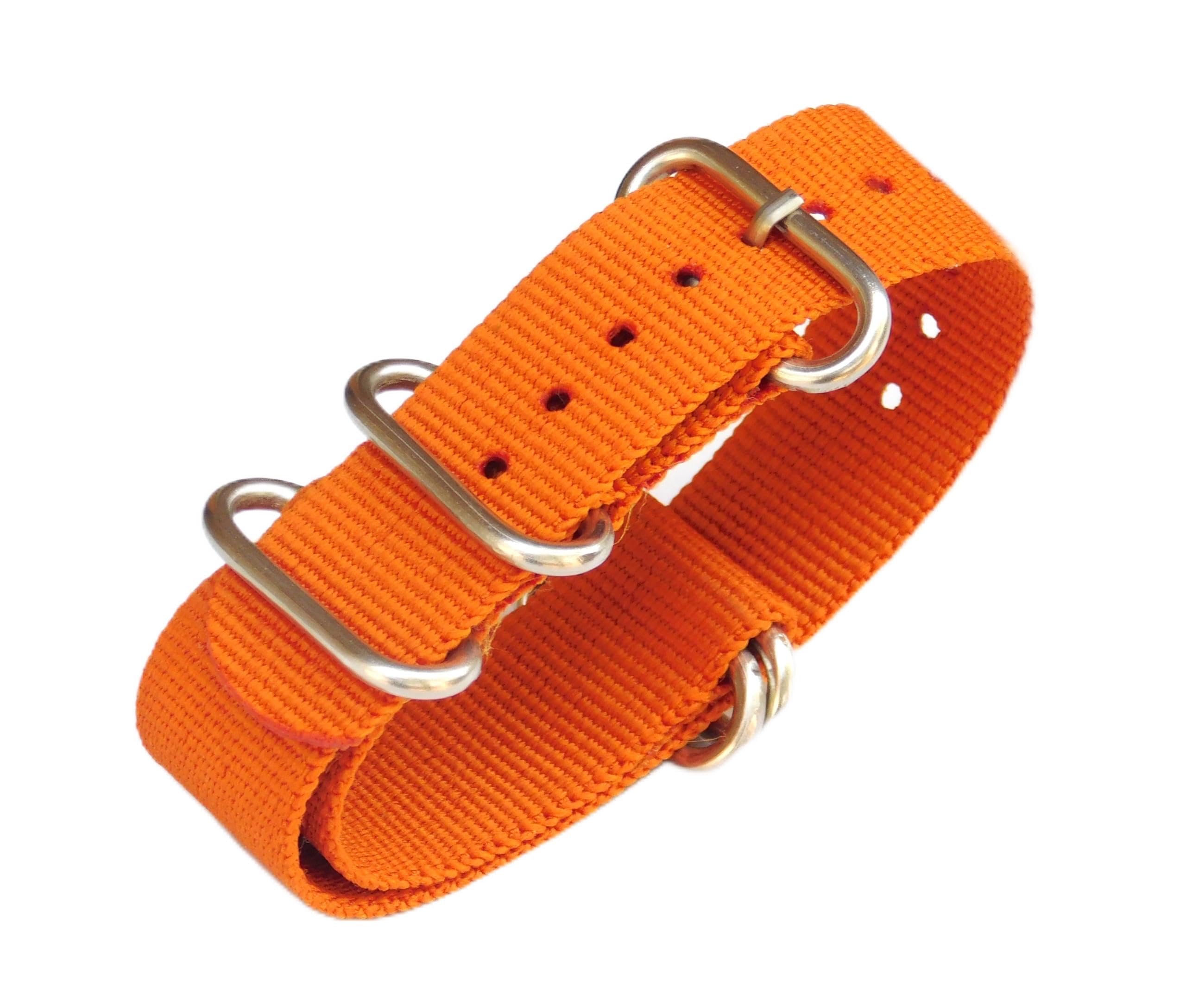 20mm Nylon NATO Strap for Watch (Orange)