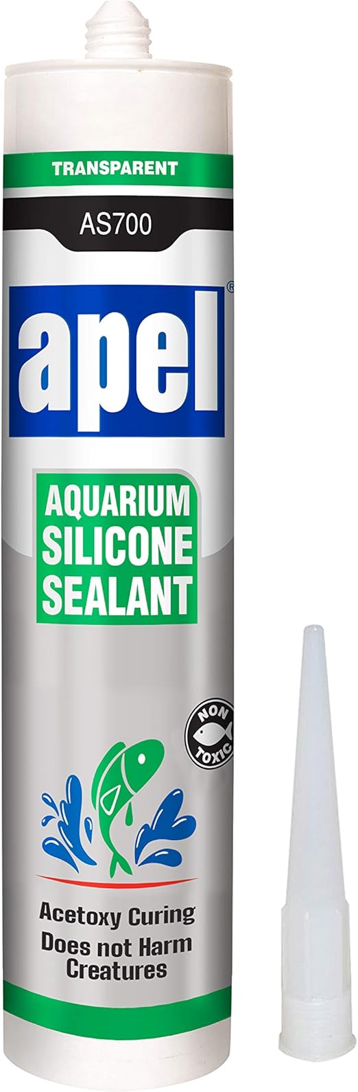 Aquarium 100% Silicone Sealant (10.4 fl oz) Safe for Fish (1 Pack)