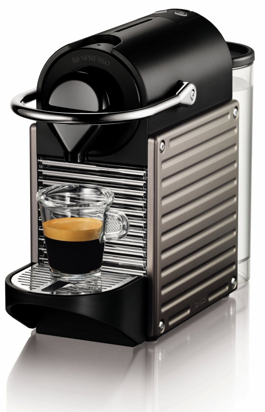 Amazon | Nespresso オートタイプ PIXIE(ピクシー) チタン C60TI （お