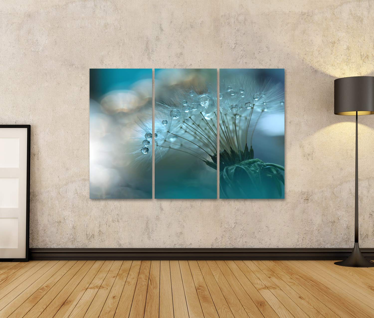 Cuadro sobre lienzo Hermoso Macrodandelion Flores Arte Diseño Close Up Fotographyconceptual Abstracto Papel pintado Hermosa Naturaleza Fondo Verde Mural Sala de estar Hogar Oficina Póster Fotos GBFD-3Px