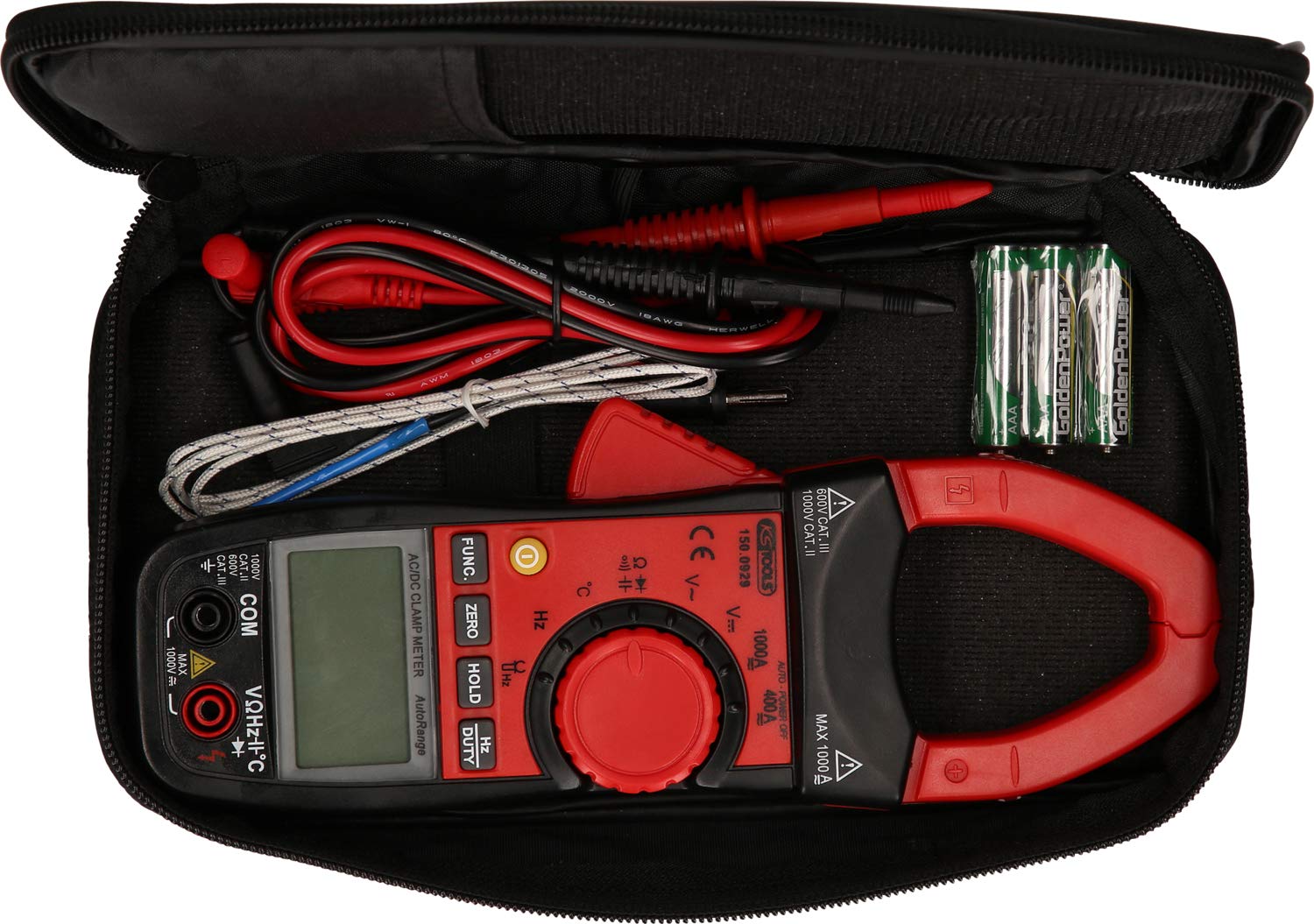 KS Tools 150.0929 Digital Amperezangen-Satz 1000A, 3-tlg.