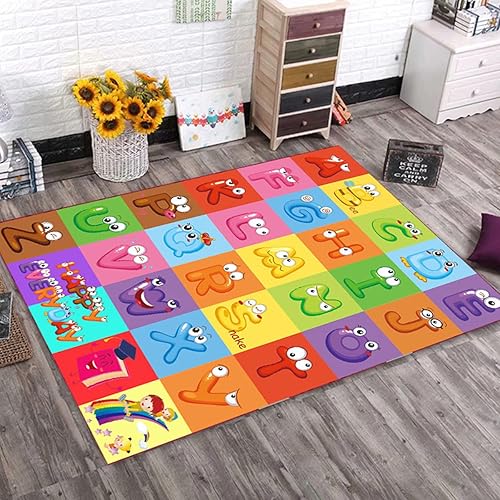 Miniatura 3 de jia cool, Alfombra de dibujos animados, princesa y castillo para decoración de sala de estar, estera de juego antideslizante para dormitorio niños