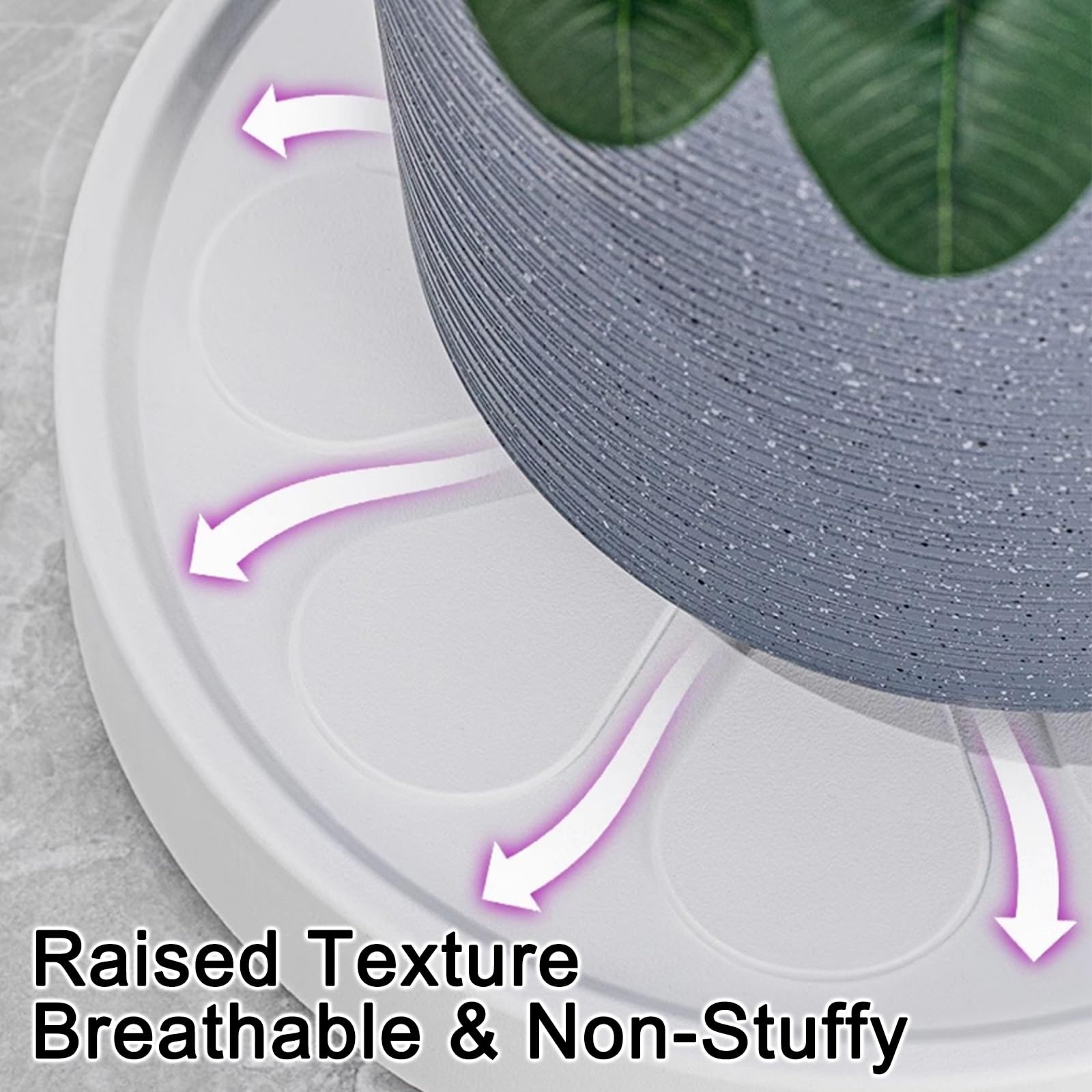Abtropfschale für Innen- und Außenbereich, Blumentöpfe mit Ablauflöchern und Wasseraufbewahrungsbox, 30 cm, perfekt für Garten und Zuhause