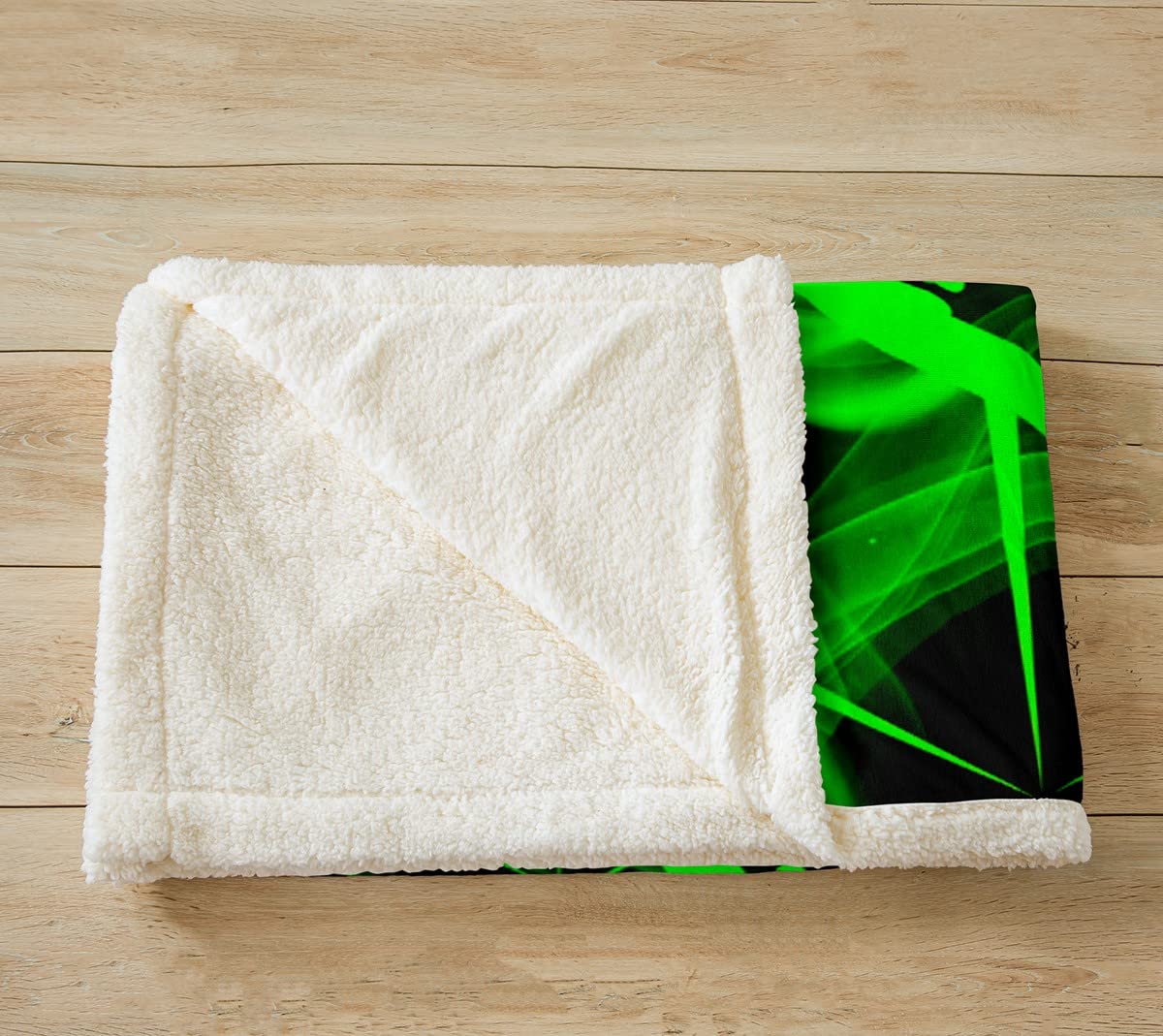 Coperta in pile da baseball per bambini Sport Gioco Geometria Verde neon Coperta in peluche Baseball Gaming Smokey Sherpa Coperta Decorazione della stanza Palla Calda Coperta Fuzzy Queen 200 x 220 cm