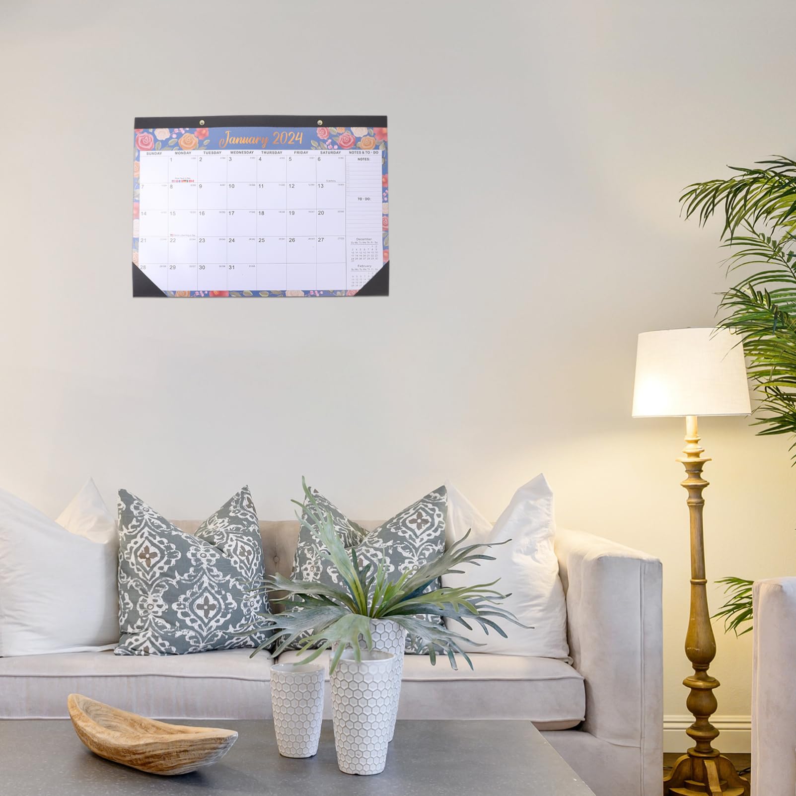 SHINEOFI 3pezzi Appendere Per e Casa Pianificazione Mensile Design Del Gennaio Giugno