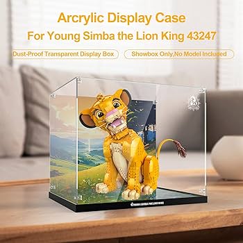 Amazon.com: NAOCARD Acrylic Display Case for Lego Young Simba The