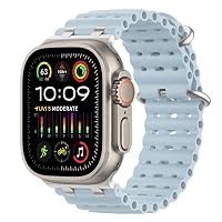 MoKo Cinturino Ocean Compatibile con Apple Watch 42/44/45/46/49mm