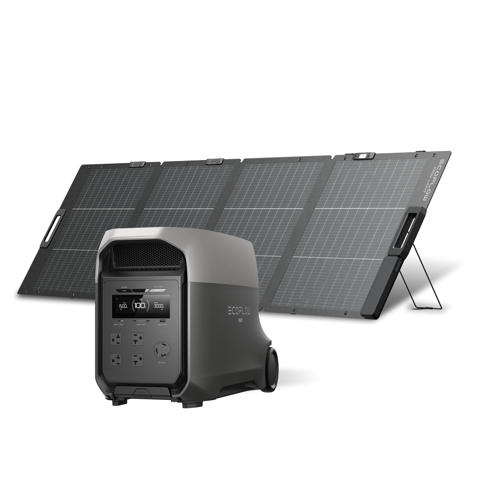 Amazon.co.jp: EcoFlow Delta 3 Ultra ポータブル電源+220W ソーラー