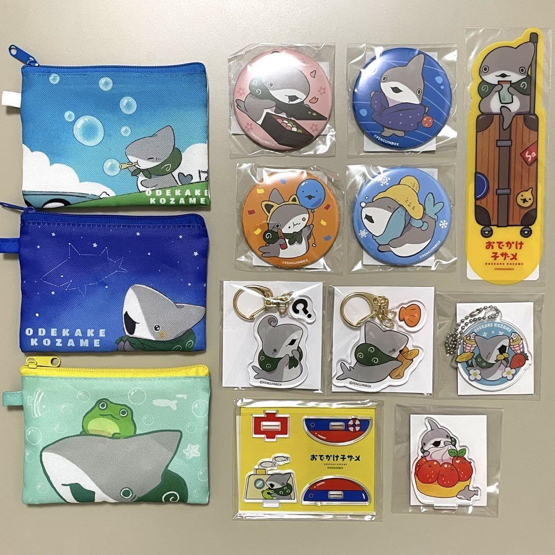 おでかけ子ザメ オンラインくじ ガチャ おでかけパスケース アクスタ 缶バッジ Amazon.co.jp: おでかけ子ザメ オンラインくじ ガチャ おでかけ
