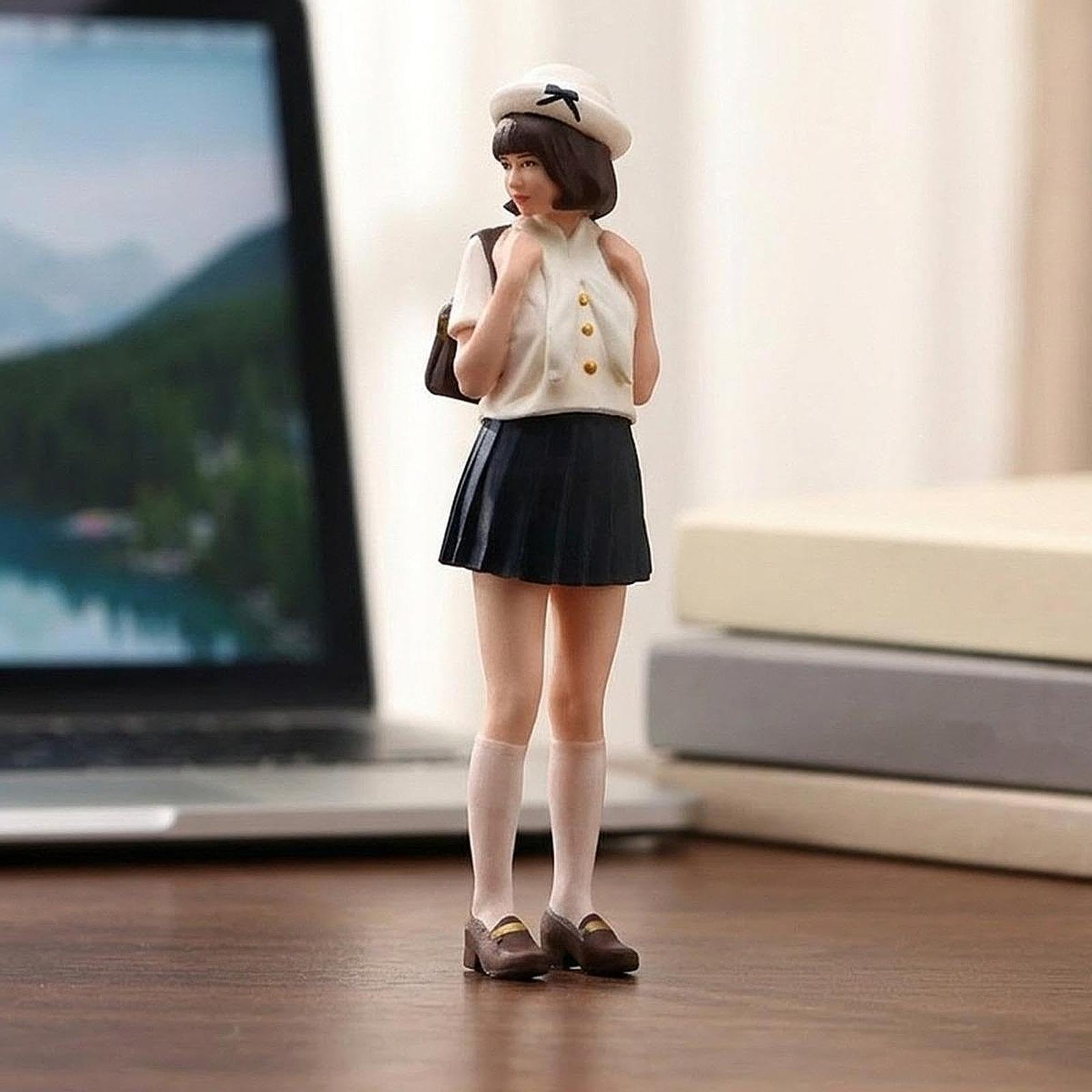 Sharplace 1/24 Miniatura Figura da Collezione Resina Tiny People Scena Persone Decorazione scrivania Collezione Personaggi Modelli Diorama