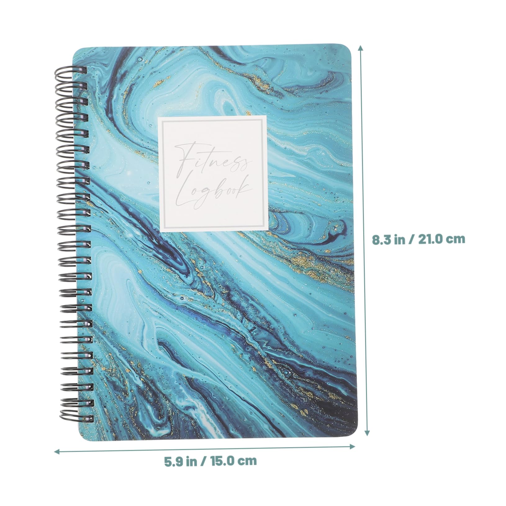 Angoily Workout Daily Planner Fitness Exercise Journal Notepad for Home Weight Workout Tracker for Men Women Stylish Design for Health Management