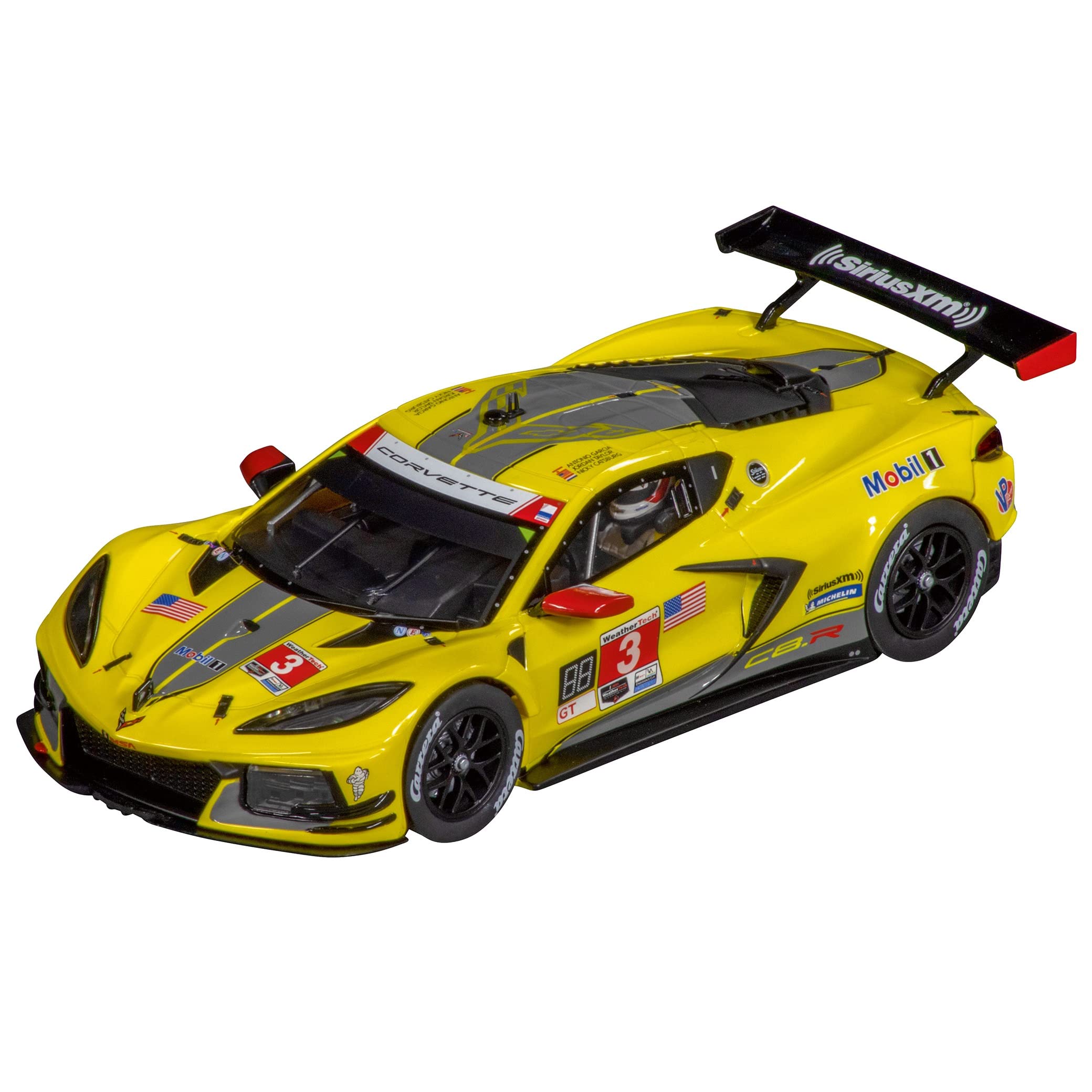 Carrera 23911 Chevrolet Corvette C8.R No.3 1:24 Scale Digital Slot Car Racing Vehicle Digital Slot Car Race Tracks