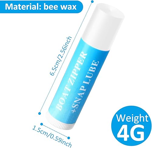 Miniatura 7 de BBTO 3 piezas de lubricante de cera con cremallera y cremallera para el cuidado de barcos, tubo de lubricante a presión para barco, lona, traje de
