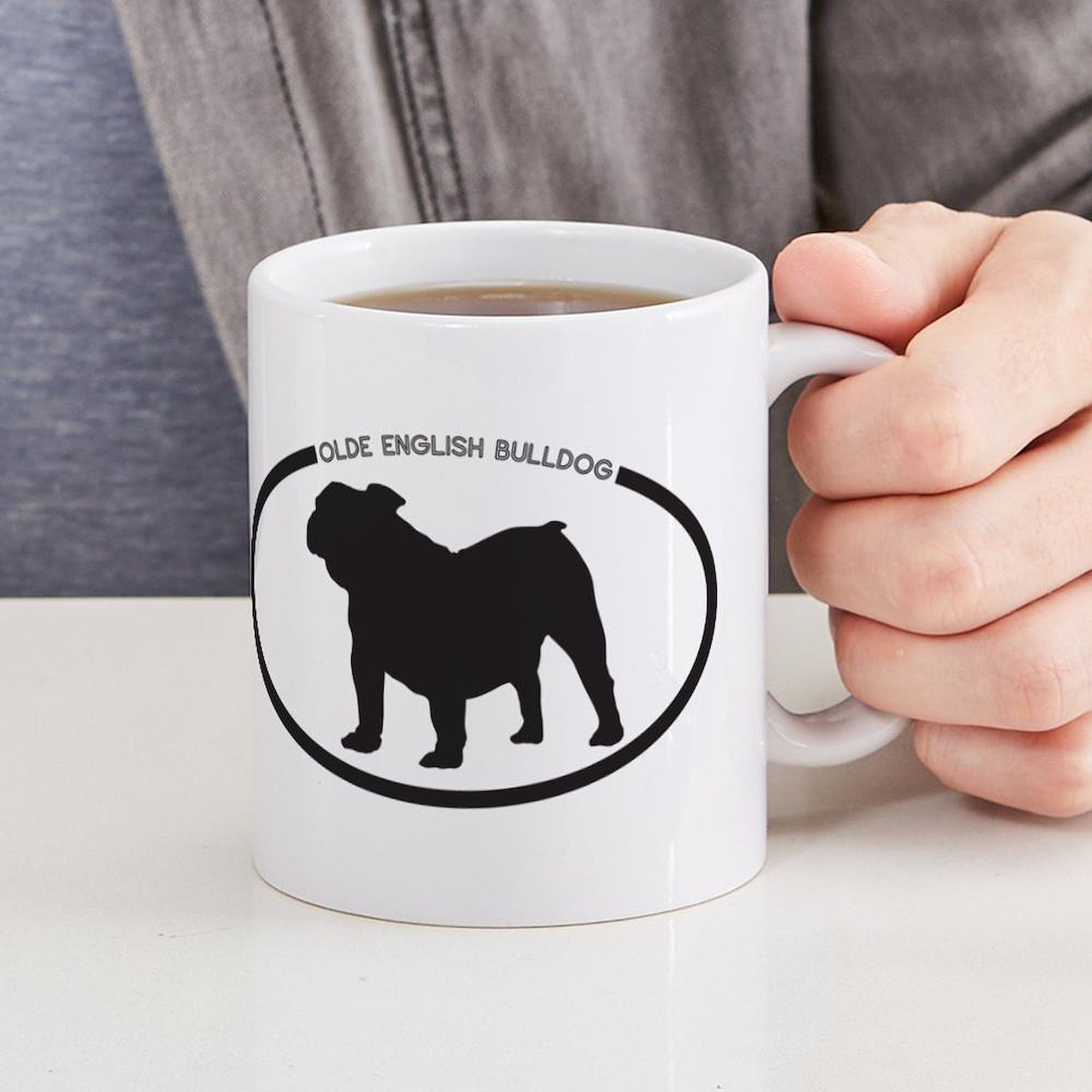 Amazon.com | CafePress Olde English Bulldog Mug 11 oz (325 ml