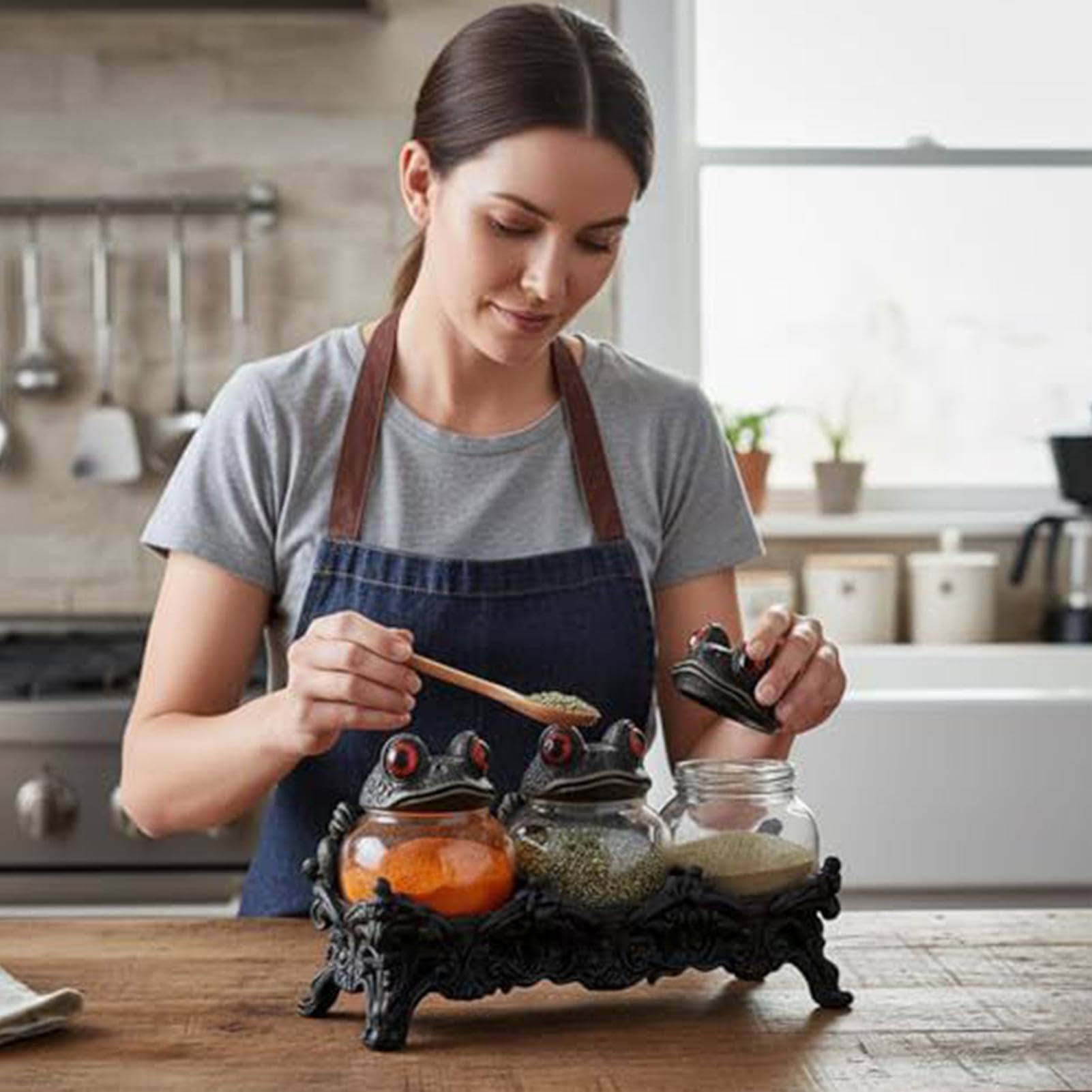 Frascos de para condimentos, especias Recipiente De Estilo Botica Gótica