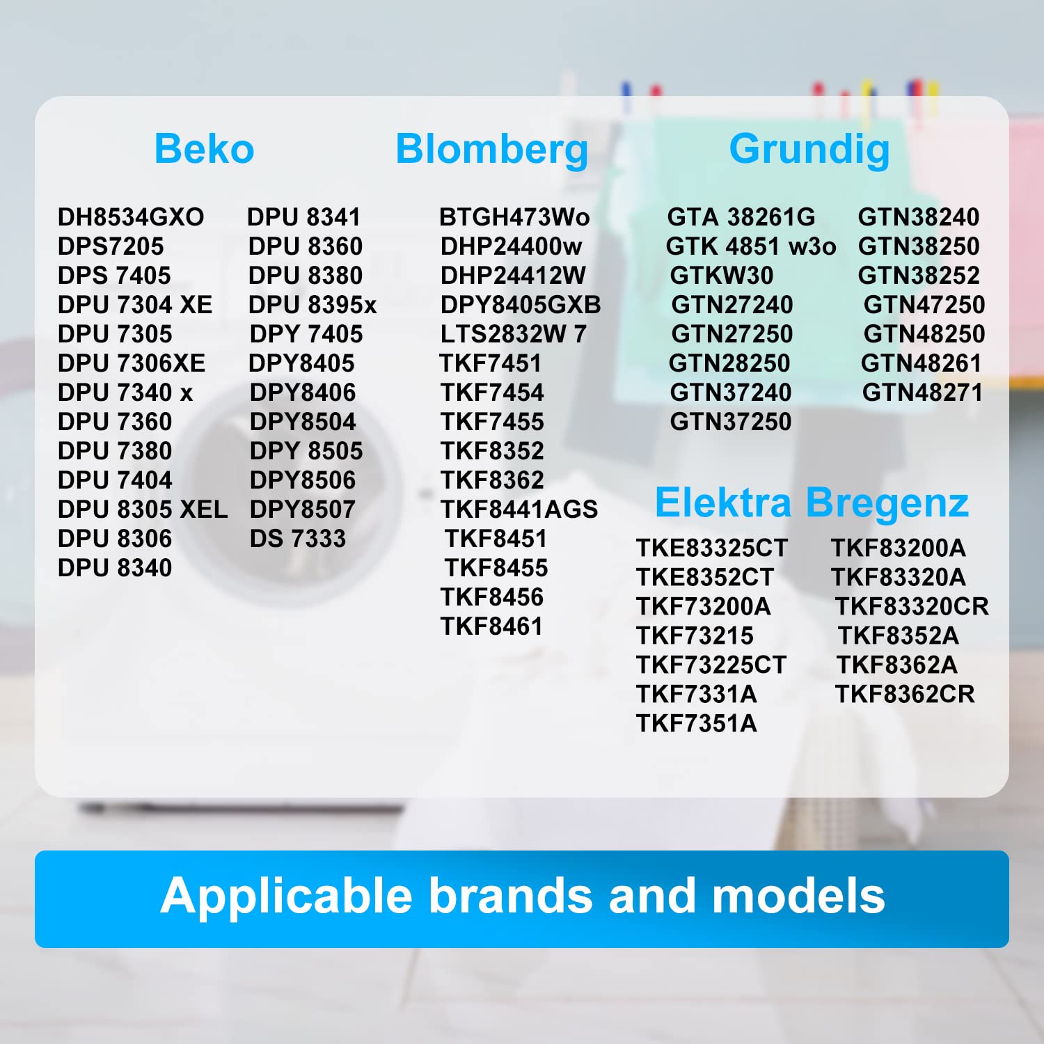 6 Filtri Per Asciugatrice Beko - Ricambio 2964840100 - Schiuma Evaporatore - Foto 9