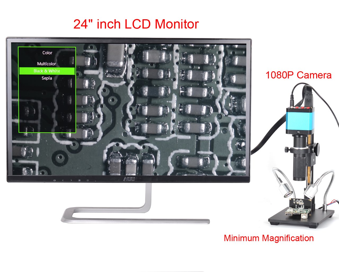 14 MP TV HDMI USB industria Digital microscopio C-Mount cámara TF Vídeo Recoder DVR