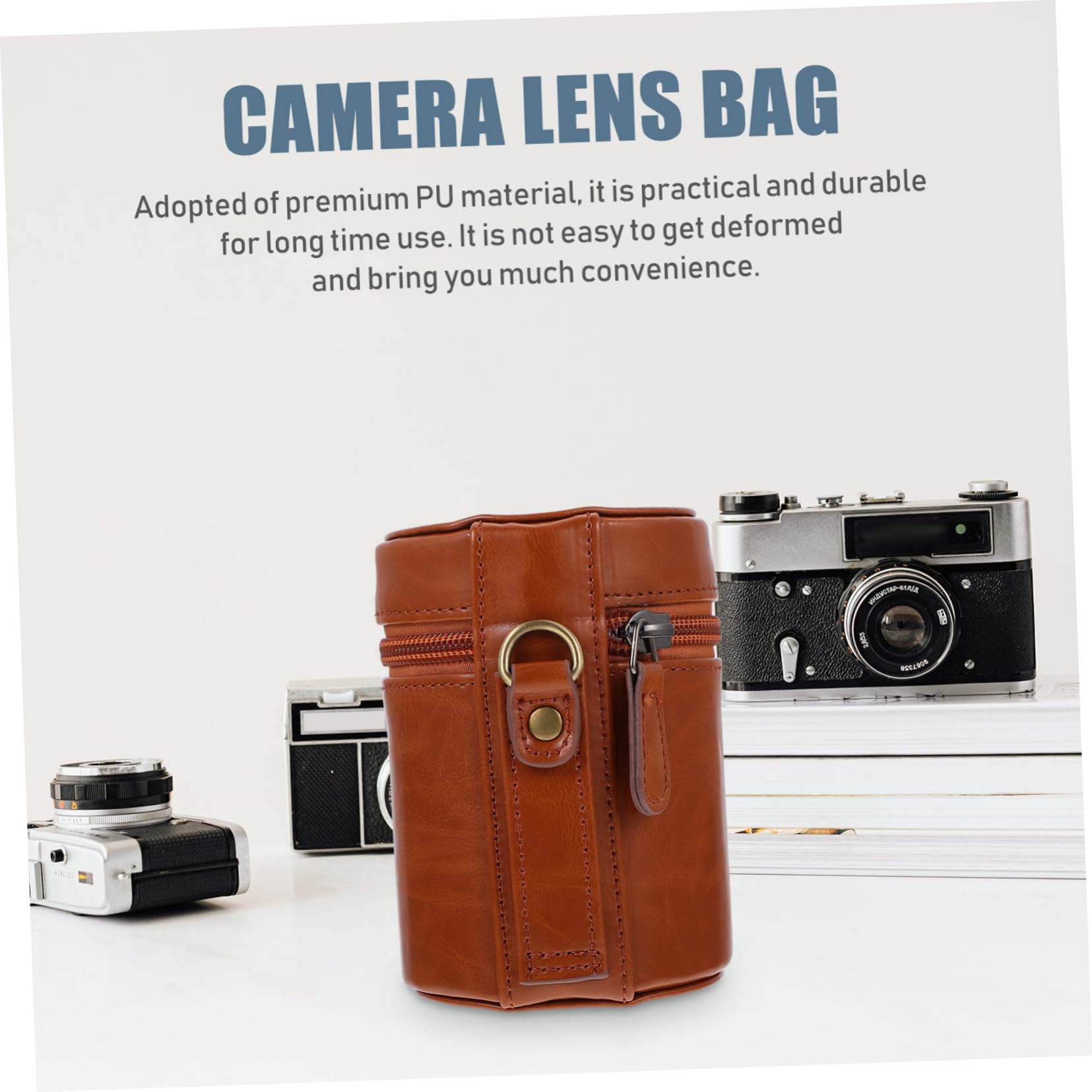 ABOOFAN Bolsa Resistente para Lentes De Cámara 3 Unidades para Hombre Funda Protectora para Accesorios De Cámara