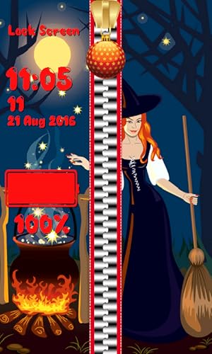 Tela Witch Zipper fechamento