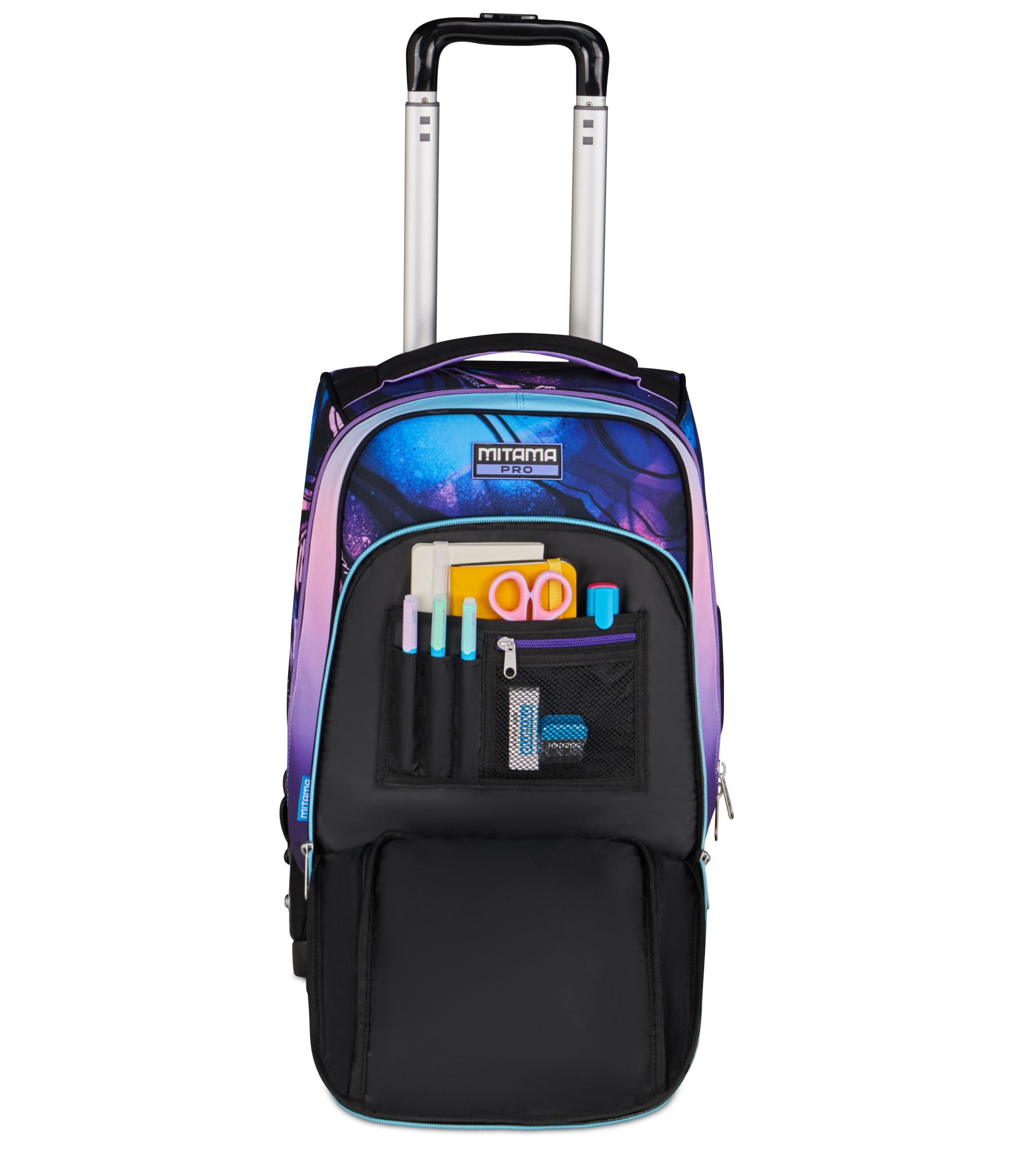 Mitama Trolley DR Scuola SHINYCREW, 34 Lt, Viola, Uso zaino, Tasca con organizer, Bambina, Scuola elementare e media, Viaggi e tempo libero