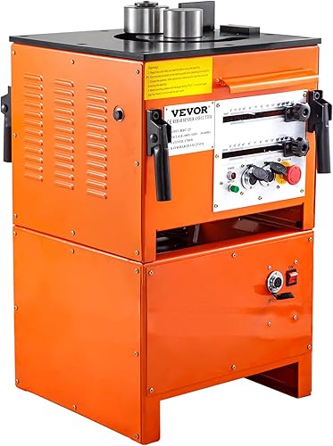 VEVOR Dobladora hidráulica de barras de refuerzo eléctrica de 1700 vatios, dobladora y cortador de barras de refuerzo de 1 pulgadas0.984in de