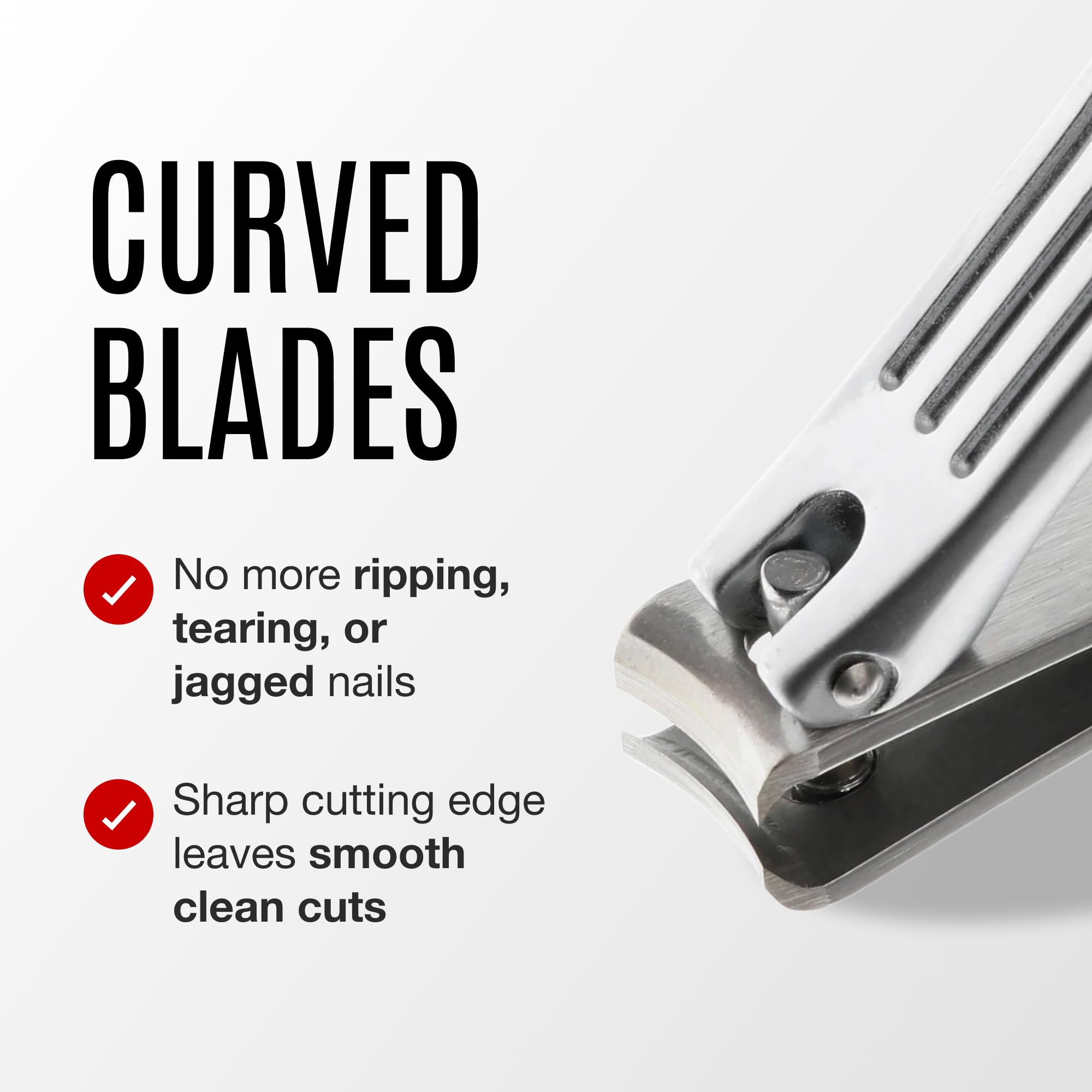 Seki EDGE SS-106 | Made in Japan | Coupe-ongles compact pour ongles des mains | Coupe-ongles en acier inoxydable extra-tranchant 68 mm | Coupe nette sans écraser ni déchirer, inoxydable, durable