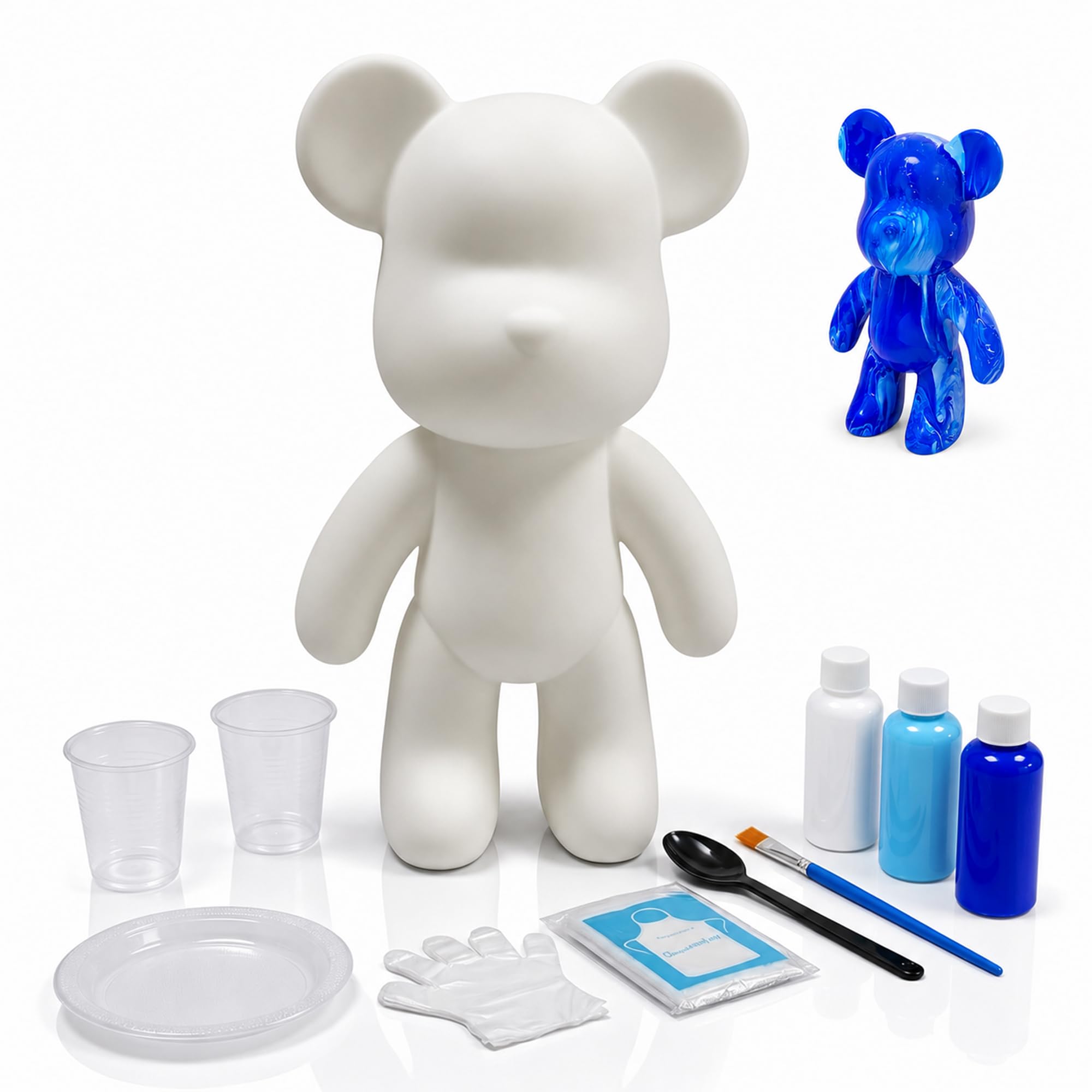 Amazon.co.jp: YONXID DIY 流体ベアペインティングキット