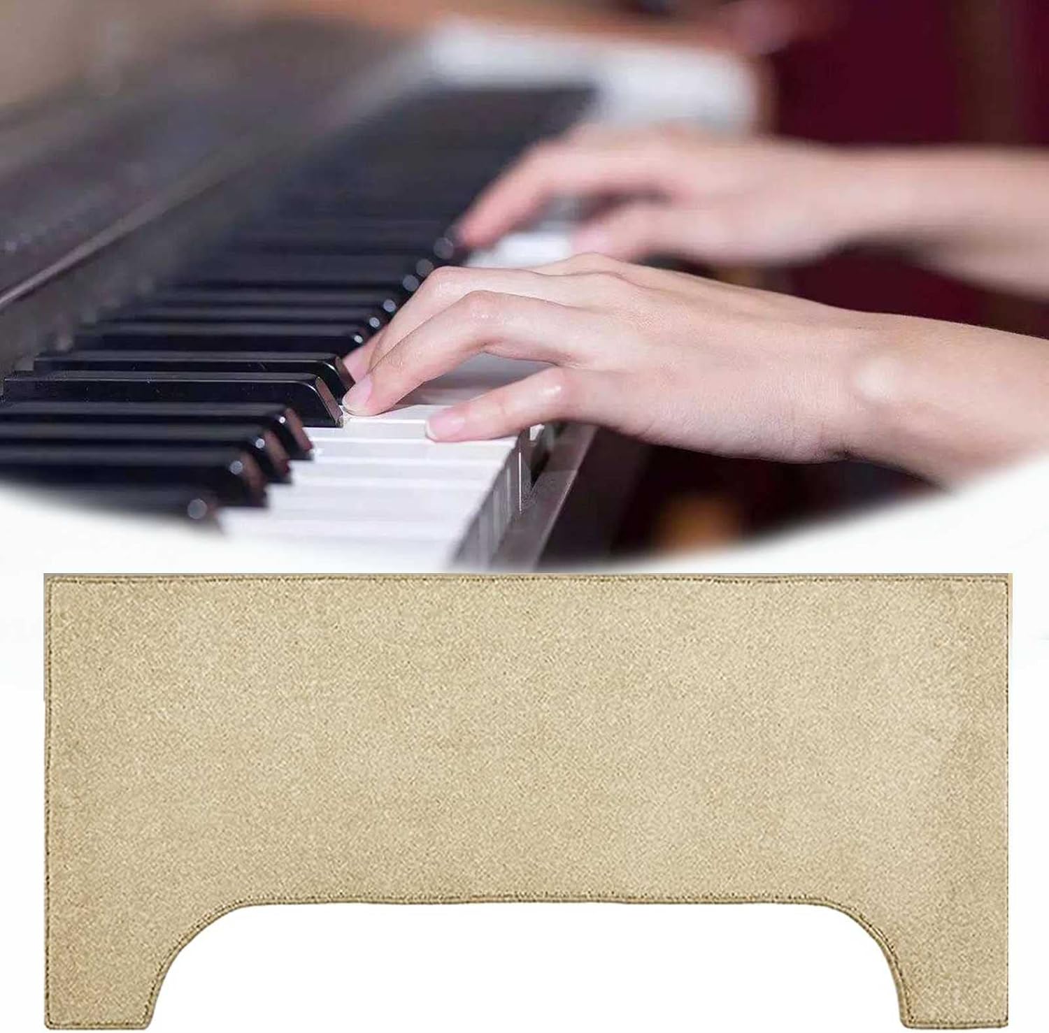 KAWAAI Upright Piano Rug, Soundproof Mat, Acoustic Pads