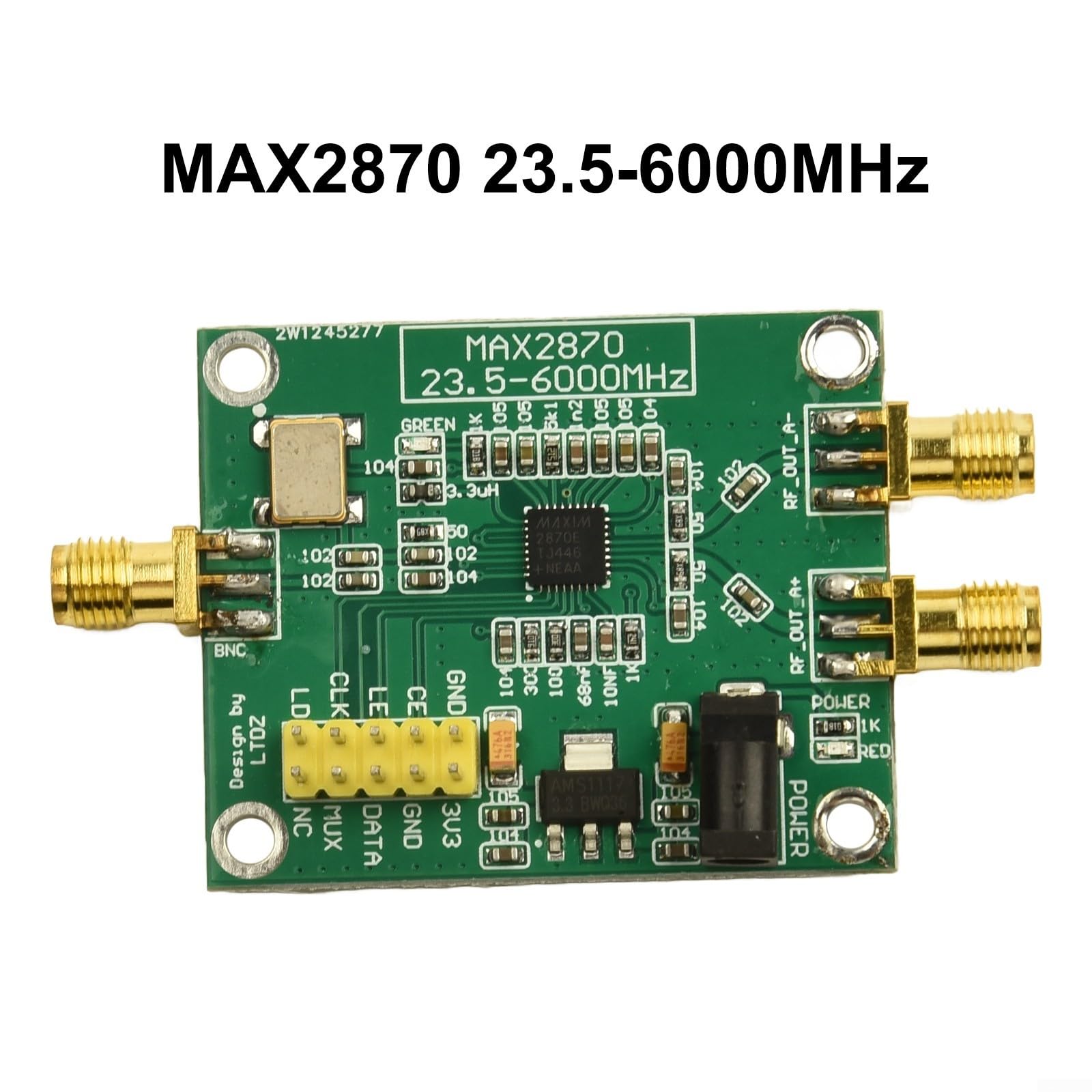 MAX2870 RF-Signalquellenmodul, 23 56000 MHz mit Phasenverriegelung und für STM32-Kompatibilität, verstellbarer Ausgang