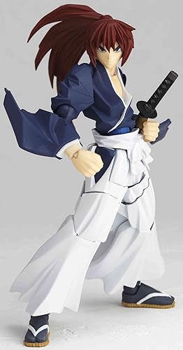 Miniatura 6 de Rurouni Kenshin Revoltech Super Poseable Figura de acción #110 Himura Battohsai