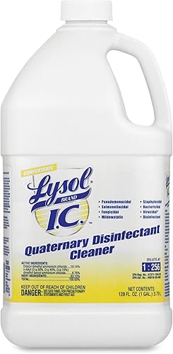 Lysol IC limpiador desinfectante cuaternario profesional concentrado 4 galones 1 unidad
