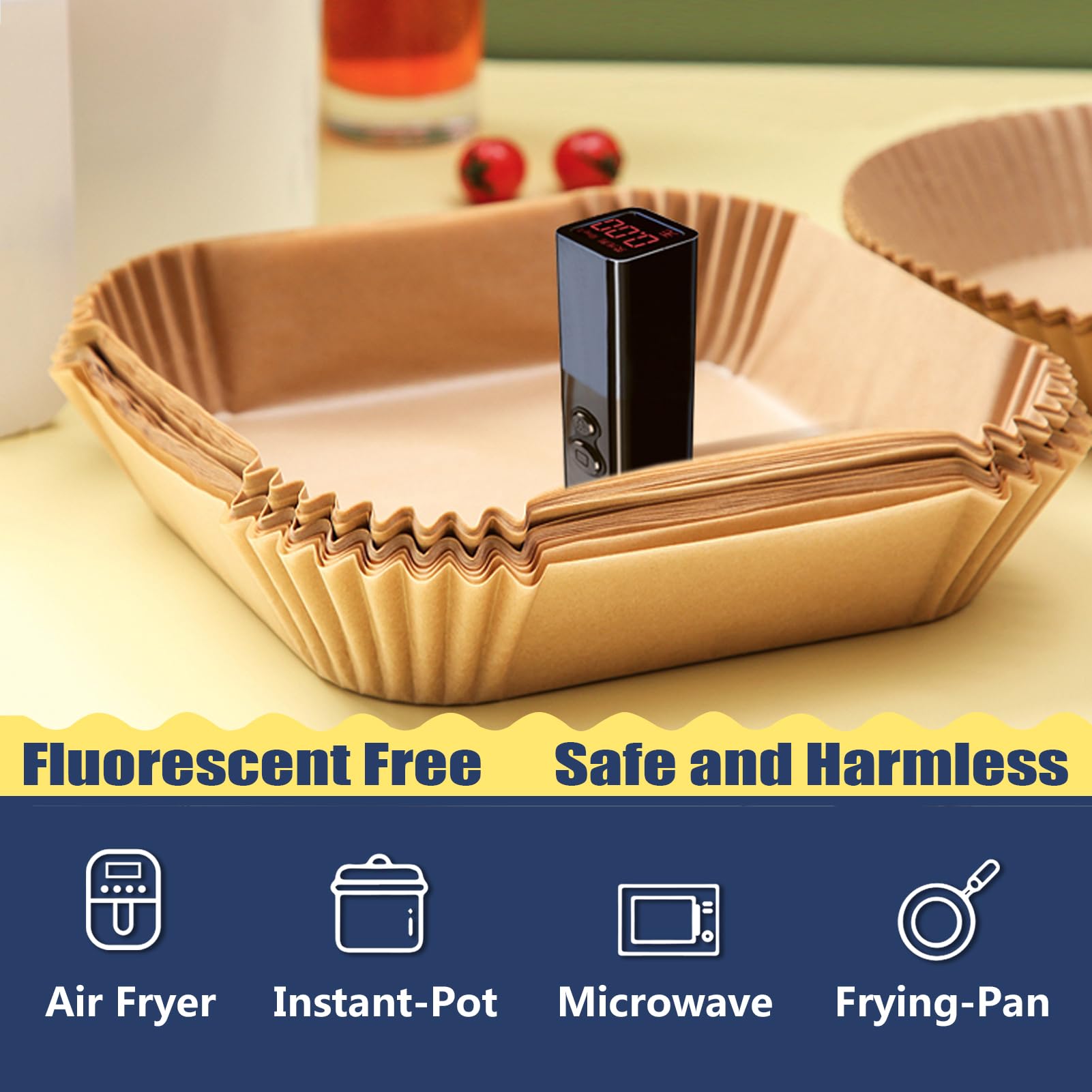 Air Fryer Silicone Liners For Ninja Crispi,Liner For 4 QT