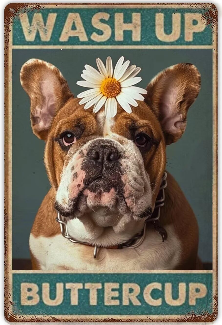 Anceky Dog Funny Bathroom Decor Diamond Art Kits for Adults,Wash Up Buttercup 5D Painting Art Kits Bulldog Diamond Art Painting Kit for Adult Beginner for Home Wall Decor Dog Wall Art 12X16 Inch
