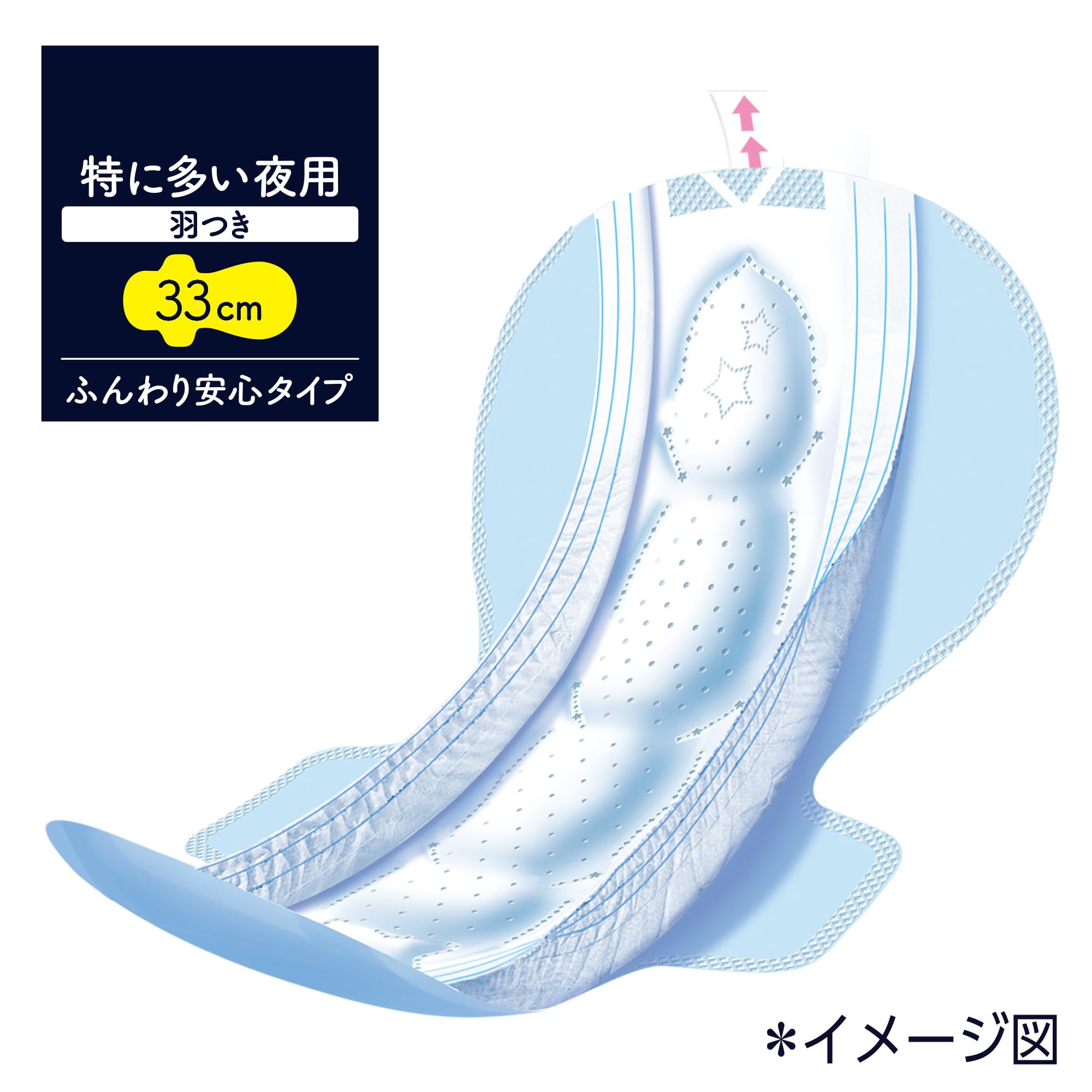 Amazon | ソフィ 超熟睡ガード 330 14枚(くるっとテープつき)〔生理用 