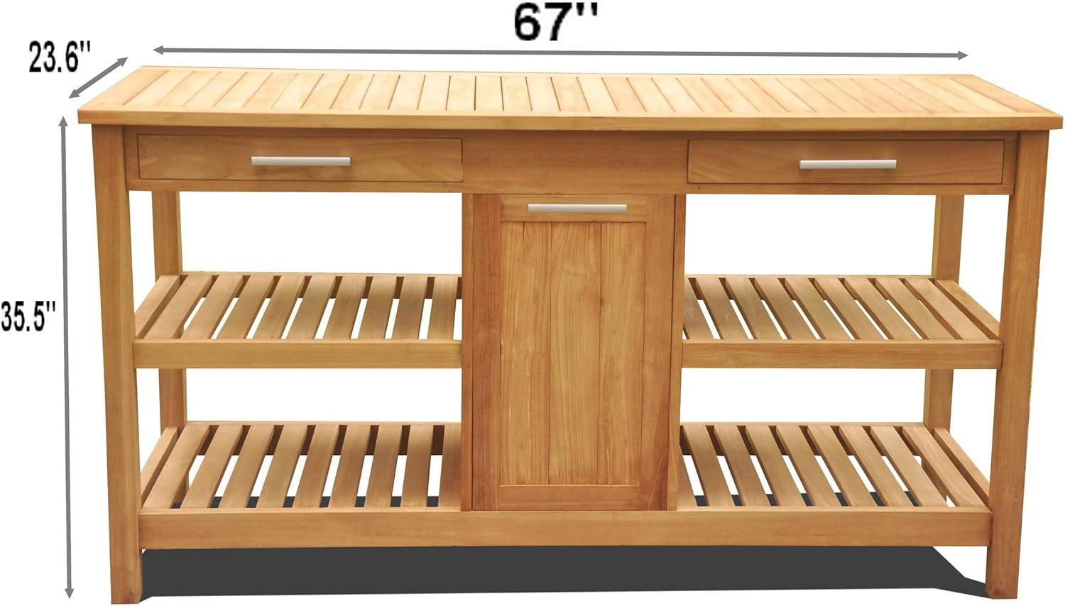 Solvang Teak Buffet Grade A Teak Wood Outdoor Patio #23SoBf