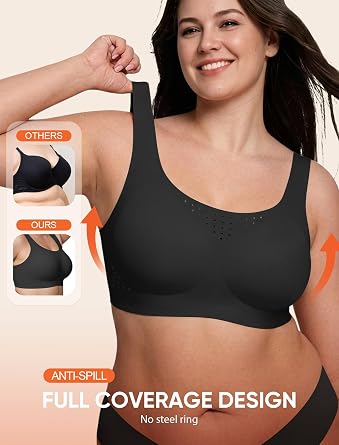 Wireless Minimizer Bra for Women Full Coverage Plus Size