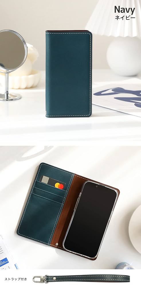 ストラップ付 栃木レザー ブラック iPhone15 Plus 手帳型ケース 81F1a3p3WfL._UF894,1000_QL80_.jpg